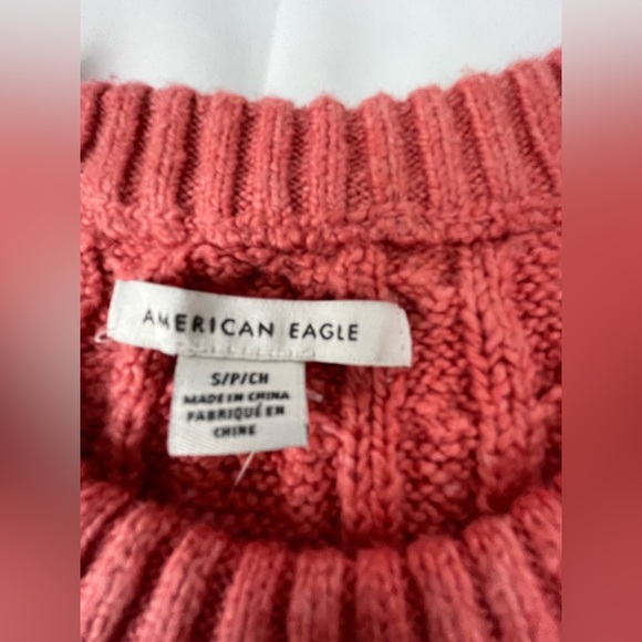 American Eagle Outfitters Cable Knit Sweater - Orange - NWT - Picture 7 of 12